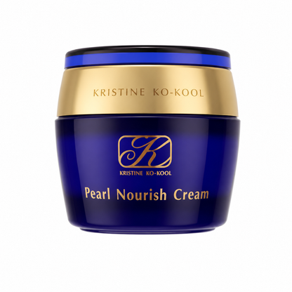 Kristine Ko-Kool Pearl Nourish Cream kangzen kenko – Pearl Aura Reflection Technology Day Cream for Glass Skin, Instant Brightening, Hydration & Natural Makeup Base