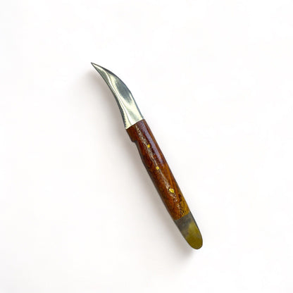 Handmade Thai Fruit Carving Knife Set: Aranyik Stainless Steel, Wood Handle
