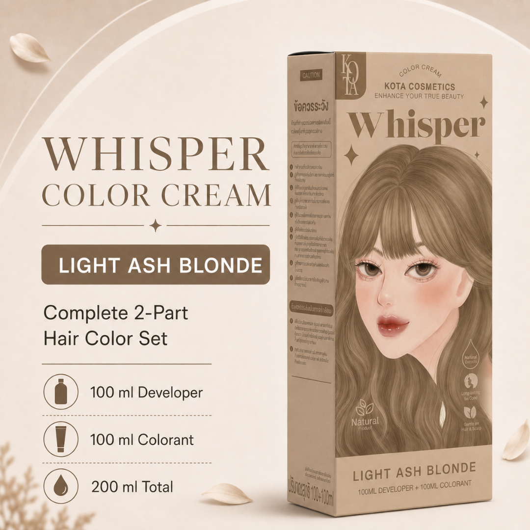 KOTA Cosmetics Color Cream – Hair Color Cream with 12 Shades – 100ml Colorant + 100ml Developer