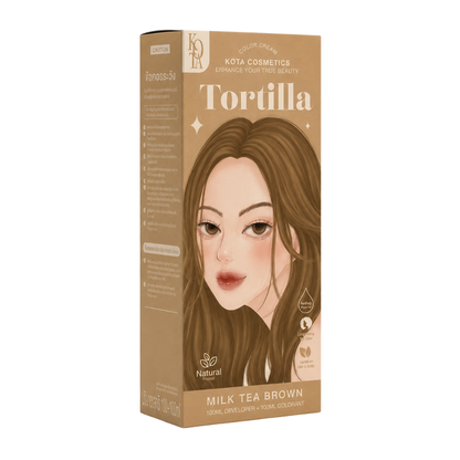 KOTA Cosmetics Color Cream – Hair Color Cream with 12 Shades – 100ml Colorant + 100ml Developer