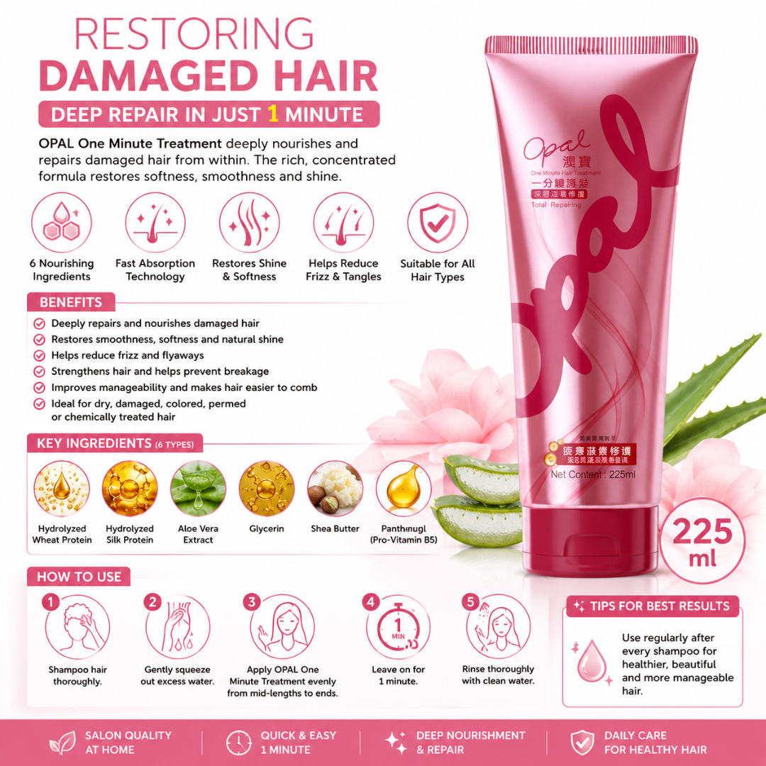 OPAL One Minute Treatment Deep Repairing Hair Mask
