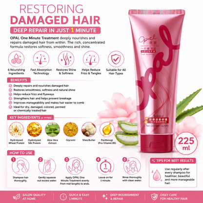 OPAL One Minute Treatment Deep Repairing Hair Mask