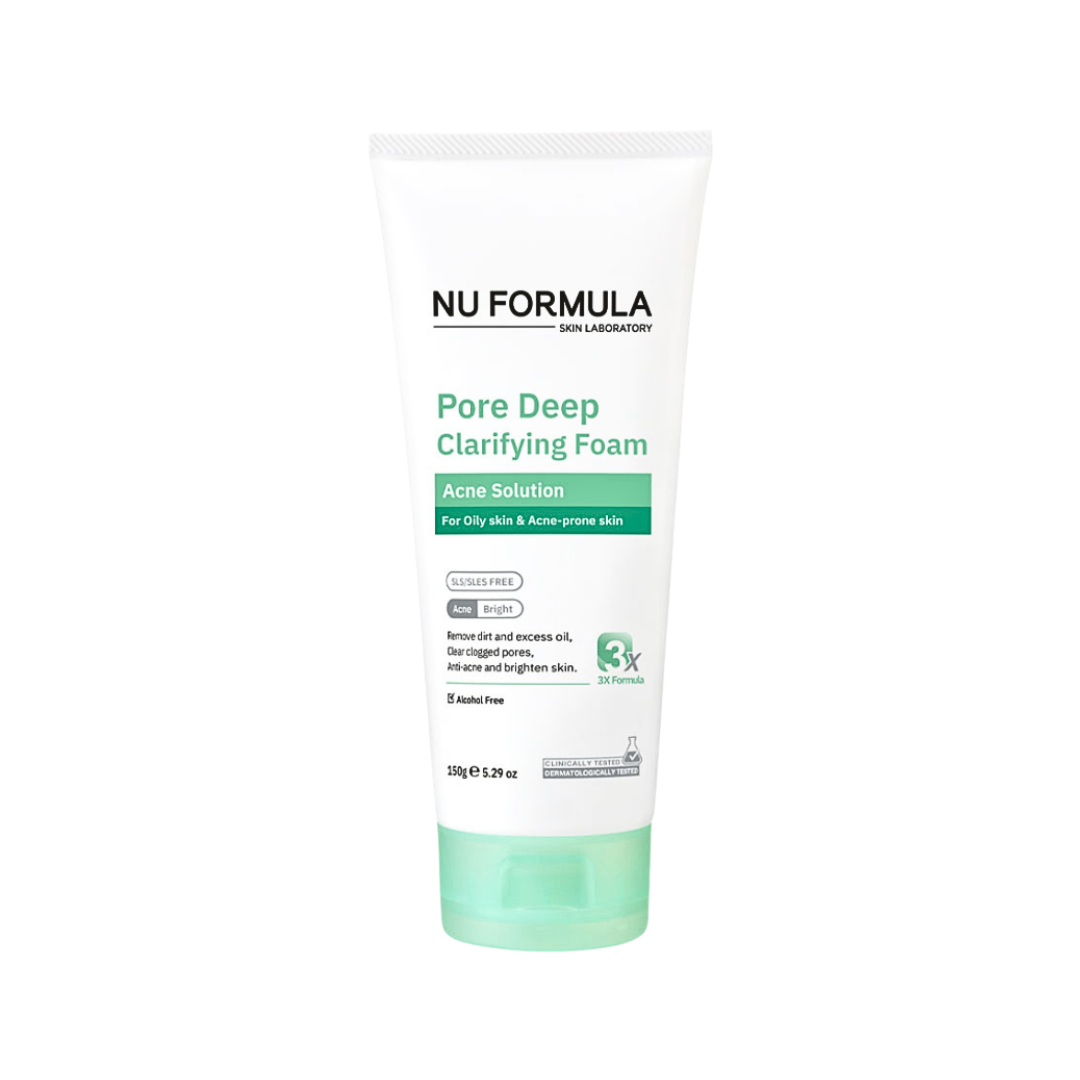 NU FORMULA Pore Deep Clarifying Foam Acne Bright 150g