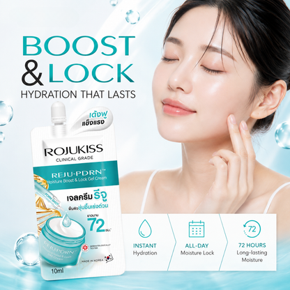 ROJUKISS REJU-PDRN Moisture Boost & Lock Gel Cream 10ml (Pack of 3)