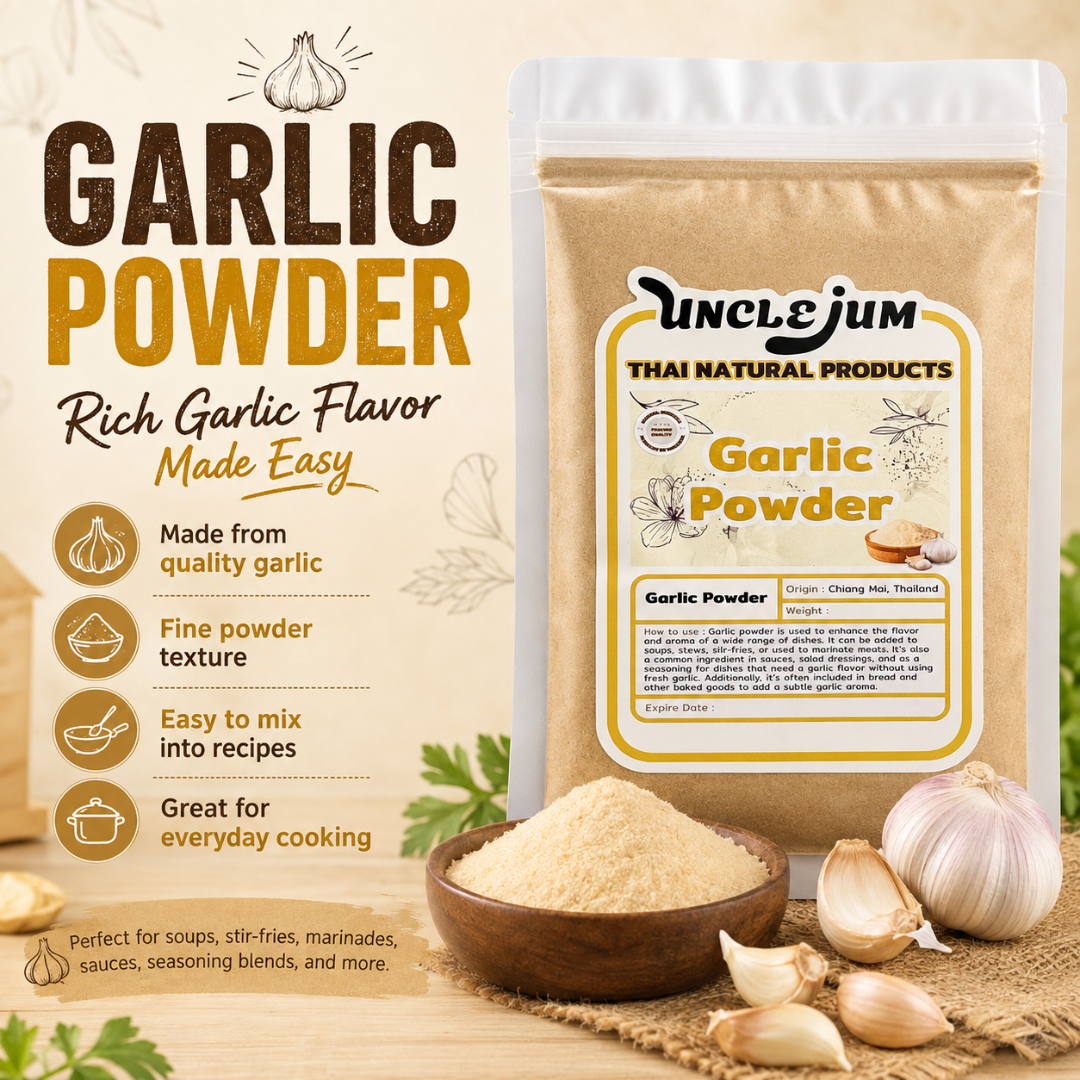 UNCLEJUM Garlic Powder 100g | Premium Ground Garlic Seasoning for Cooking, Marinades & Sauces