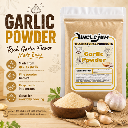 UNCLEJUM Garlic Powder 100g | Premium Ground Garlic Seasoning for Cooking, Marinades & Sauces
