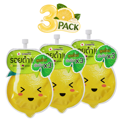 Smooto Lemon-C Acne Plus White Serum 10g × 3 Packs