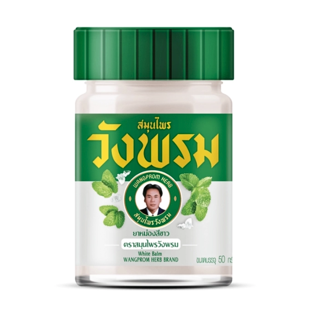Thai Traditional Herbal Balm – Wang Prom Ancient Herbal Formula | Cooling & Warming Herbal Balms | Product of Thailand
