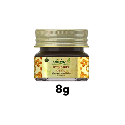 Wangwan Herbal Balm with Concentrated Thai Plai Oil – Traditional Thai Massage Balm for Muscle Comfort, Fast-Absorbing, Non-Greasy Formula