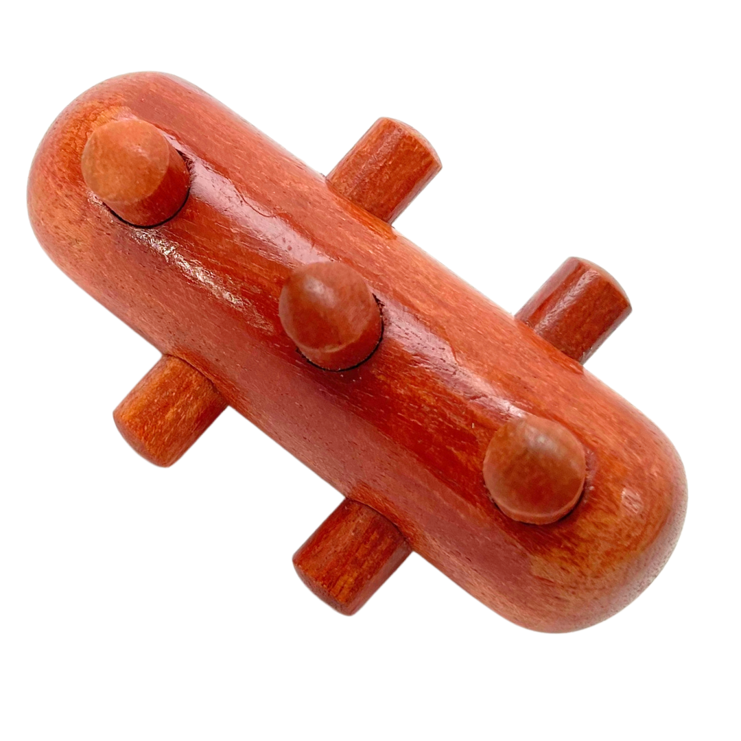 Wooden Handheld Massage Tool – Portable Self-Massage Tool for Neck, Shoulders, Arms, Legs & Feet