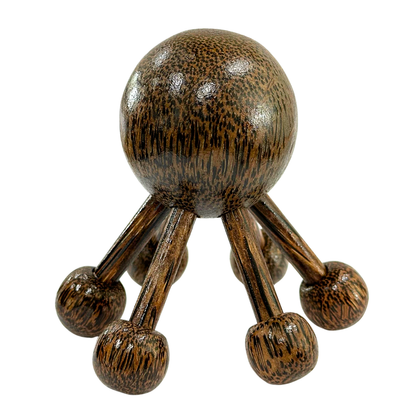 Palm Wood Spider Massager – Wooden Trigger Point Massage Tool for Back, Neck, Shoulders, Legs & Deep Tissue Massage