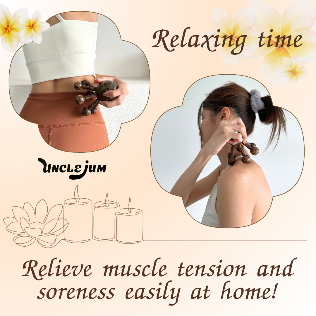 Palm Wood Spider Massager – Wooden Trigger Point Massage Tool for Back, Neck, Shoulders, Legs & Deep Tissue Massage