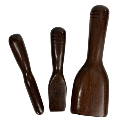 Handmade Tok-Sen Massage Tools: Thai Wood Hammer Therapy Set